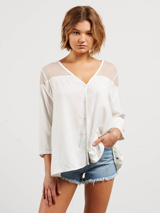 Chemise à manches longues Sea Y'around - Star White