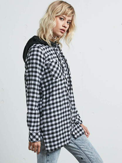 Ruffing It Tunic - Black