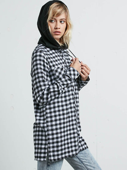 Ruffing It Tunic - Black