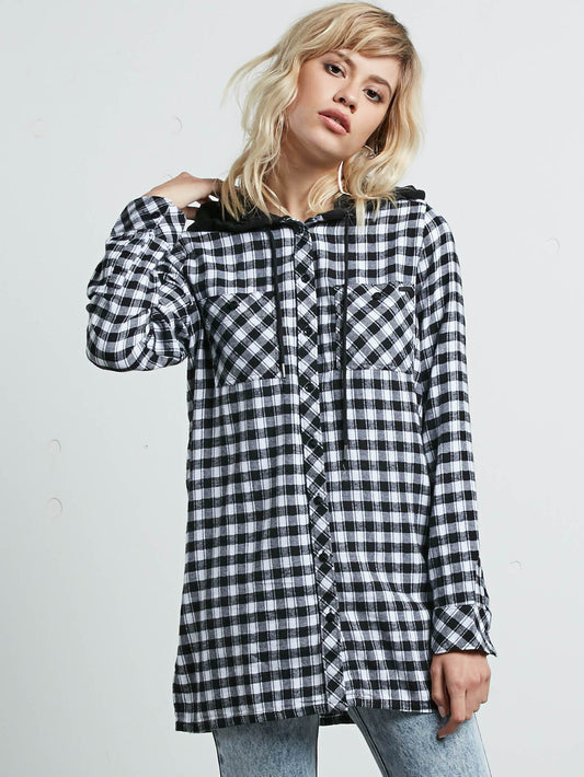 Ruffing It Tunic - Black