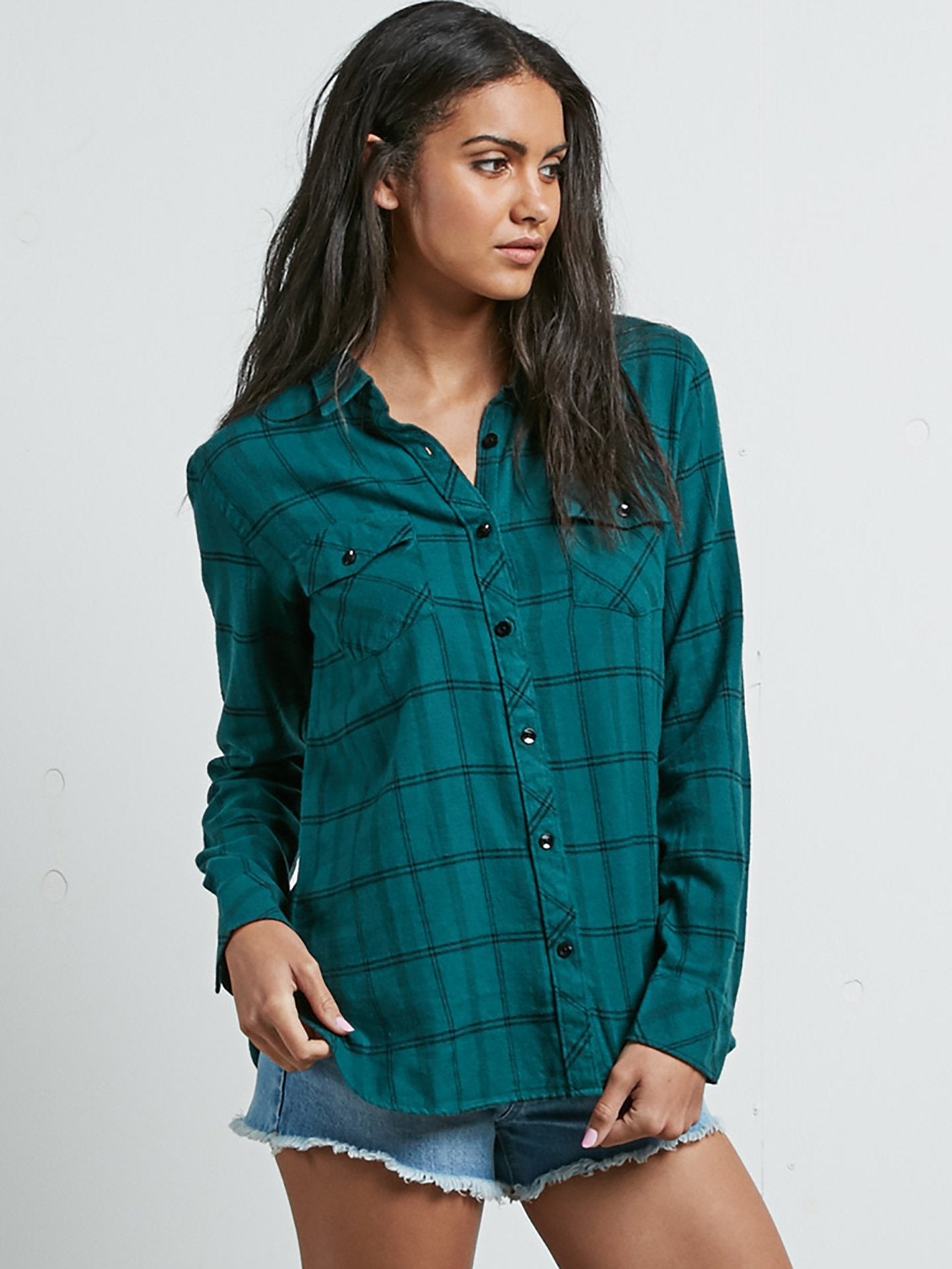 Chemise à manches longues Street Dreaming - Midnight Green