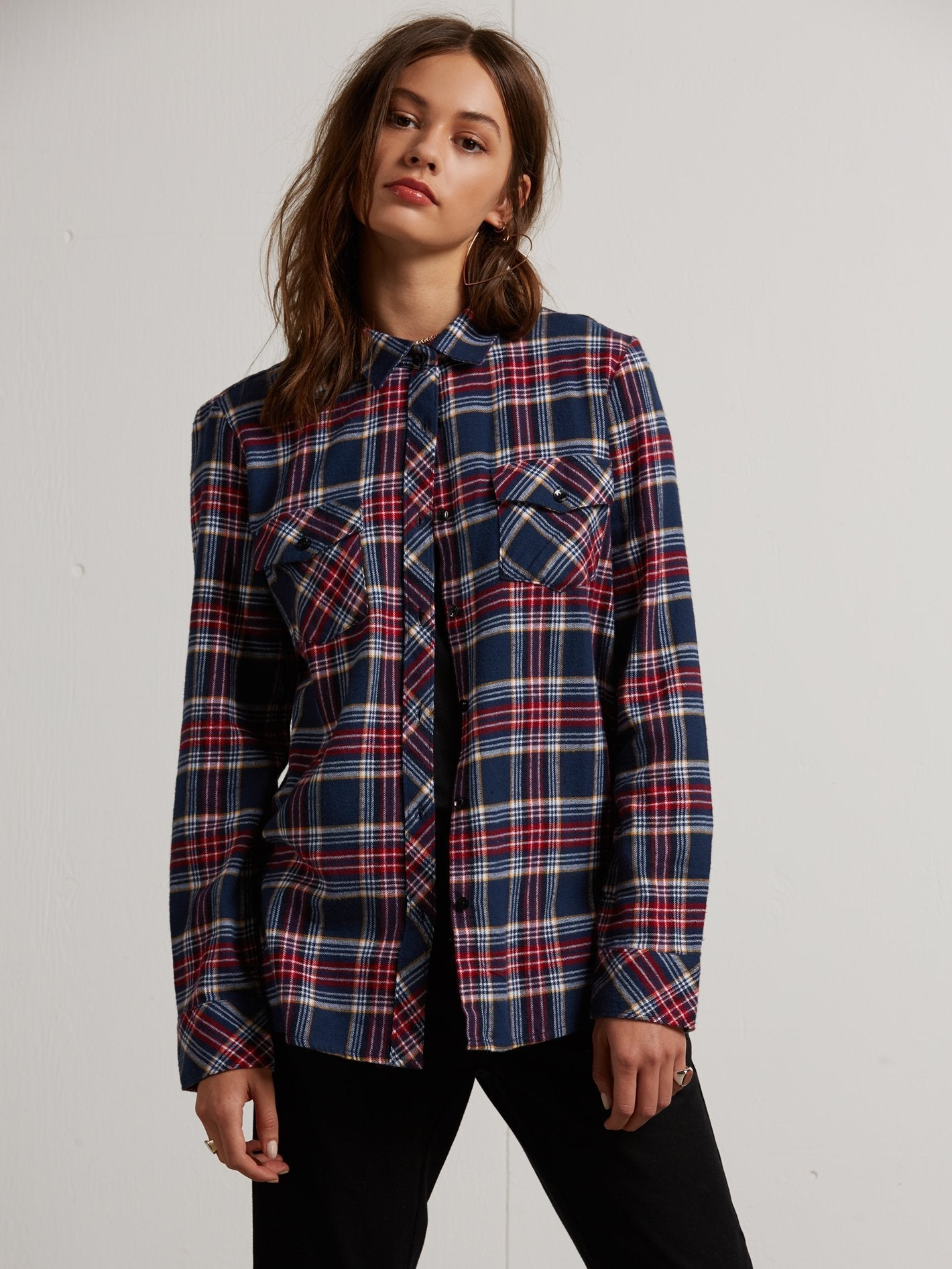 Street Dreaming Long Sleeve Shirt - Vintage Navy