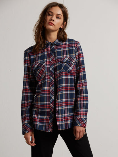 Street Dreaming Long Sleeve Shirt - Vintage Navy