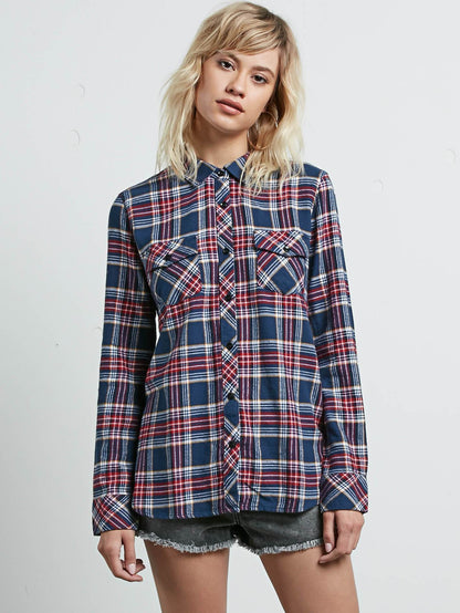 Street Dreaming Long Sleeve Shirt - Vintage Navy
