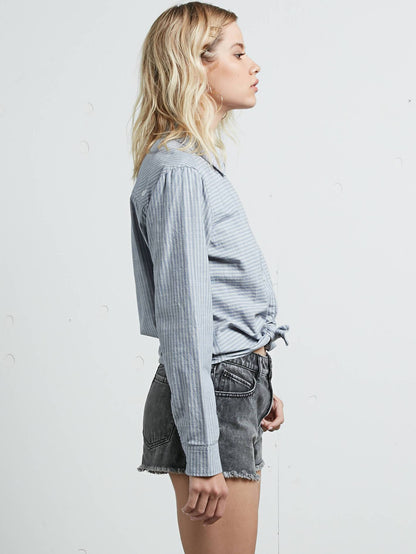 Cham Stripe Langarmhemd – Gestreift
