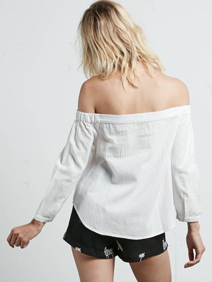 All Biz Langarmshirt - Weiß
