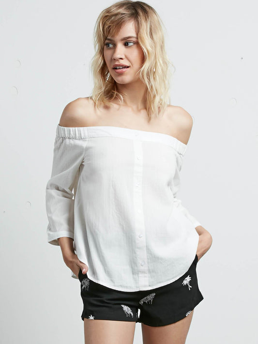 Top Manches Longues All Biz - White
