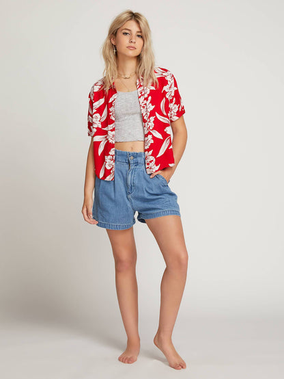 Chemise Aloha Ha - Red