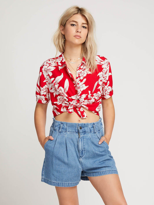 Chemise Aloha Ha - Red