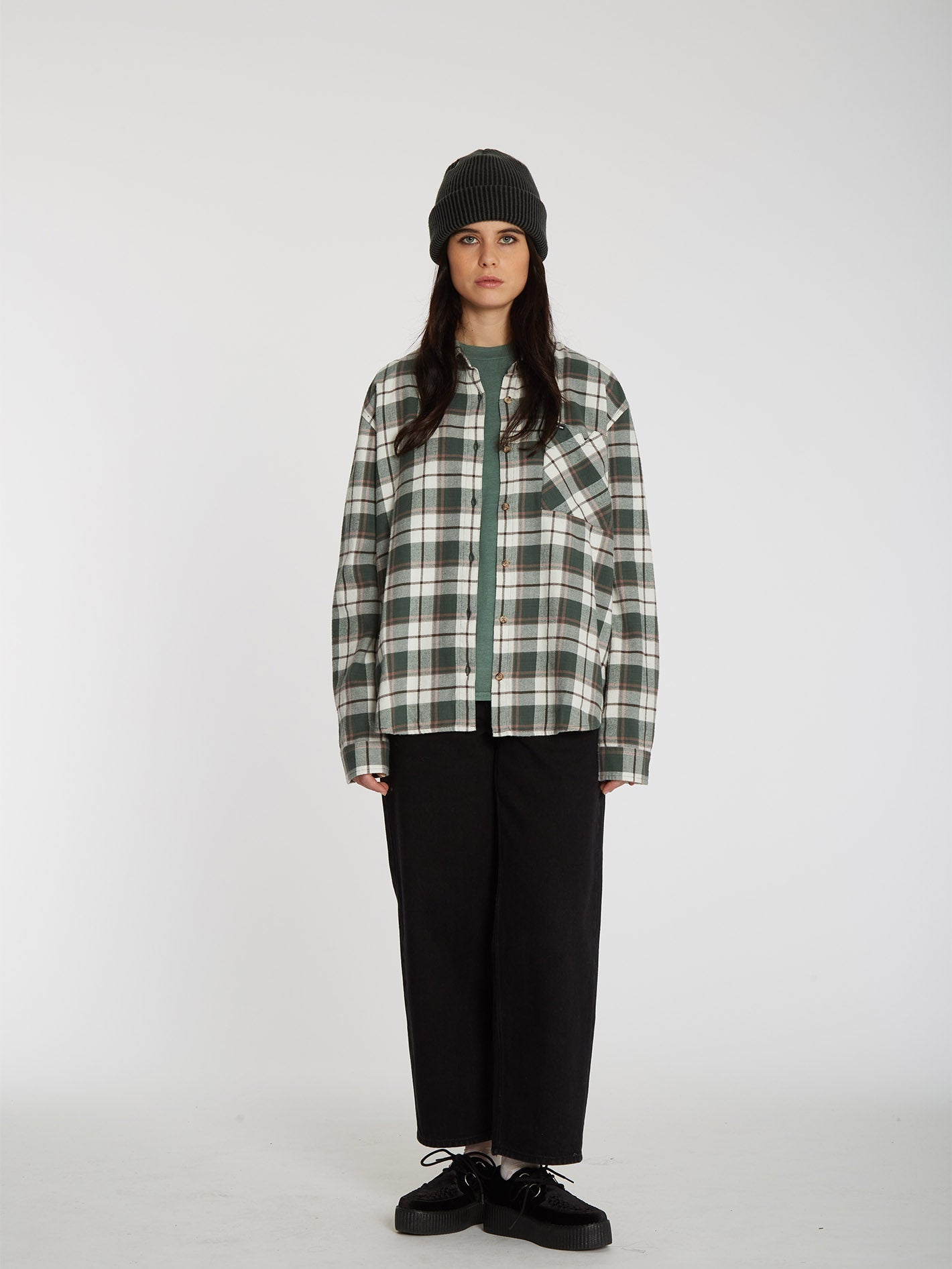 Plaid To Meet U Shirt - DARK PINE