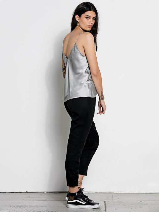 GMJ Tank Top - Metallic Silver