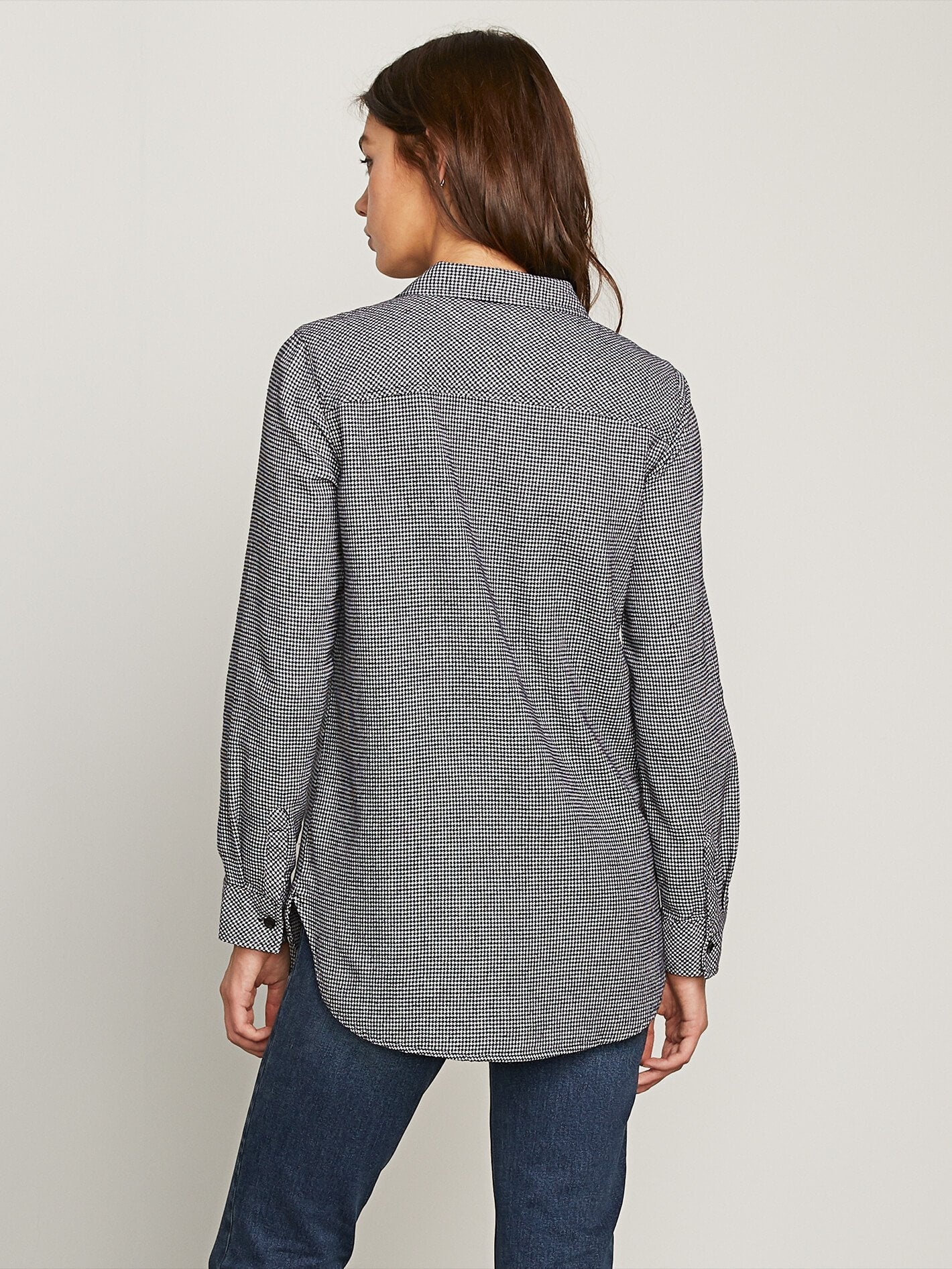 T-shirt Getting Rad Plaid LS - Black Combo