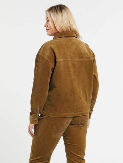 Sha Lala Shacket Overshirt - VINTAGE GOLD