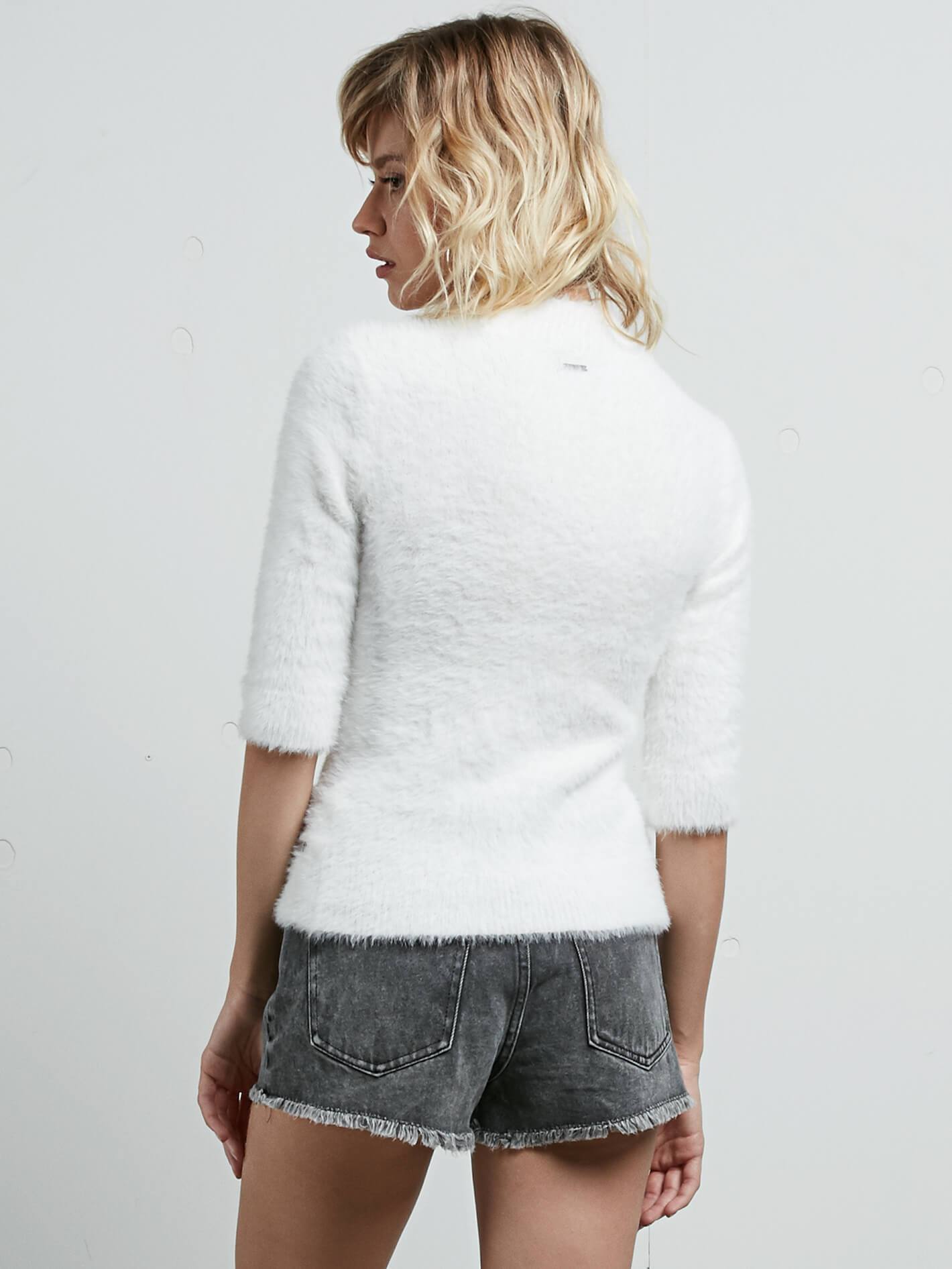 Bunney Riot 3/4 sleeve pullover - Star White