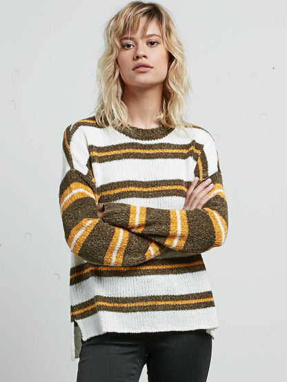 Yarn Moji Pullover – Dunkles Tarnmuster