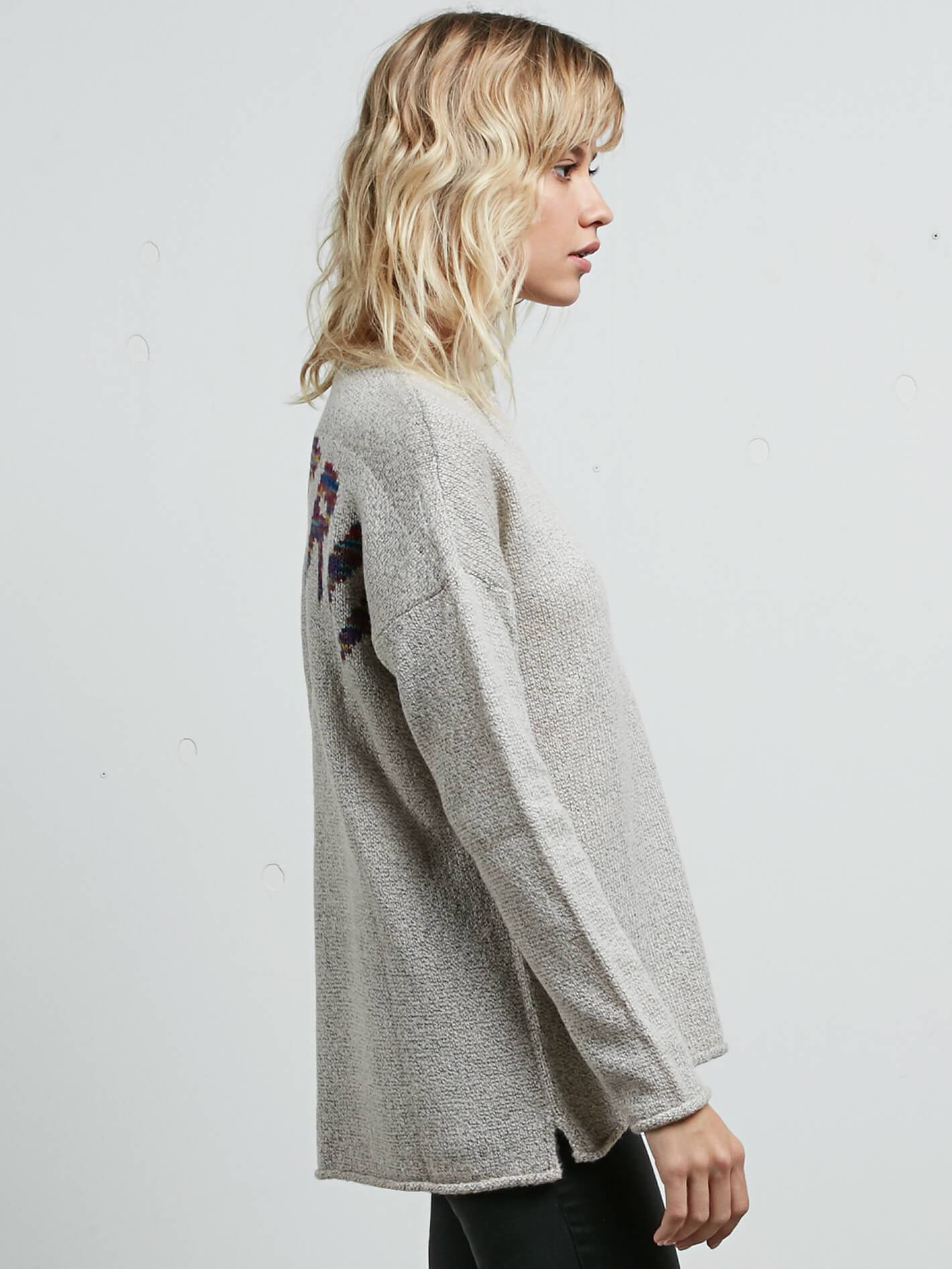 Yarn Moji Sweater - Light Gray