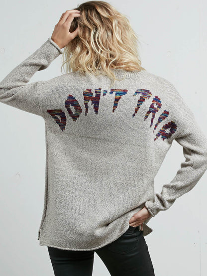 Yarn Moji Sweater - Light Gray