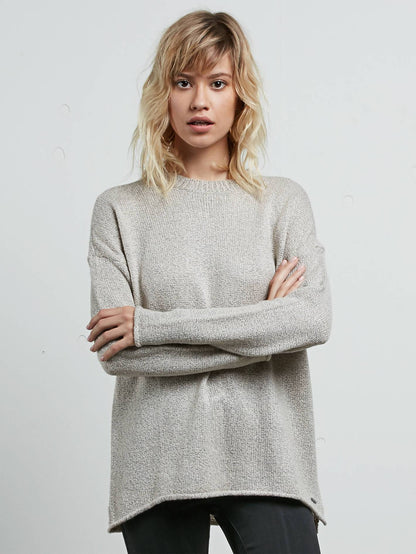 Yarn Moji Sweater - Light Gray