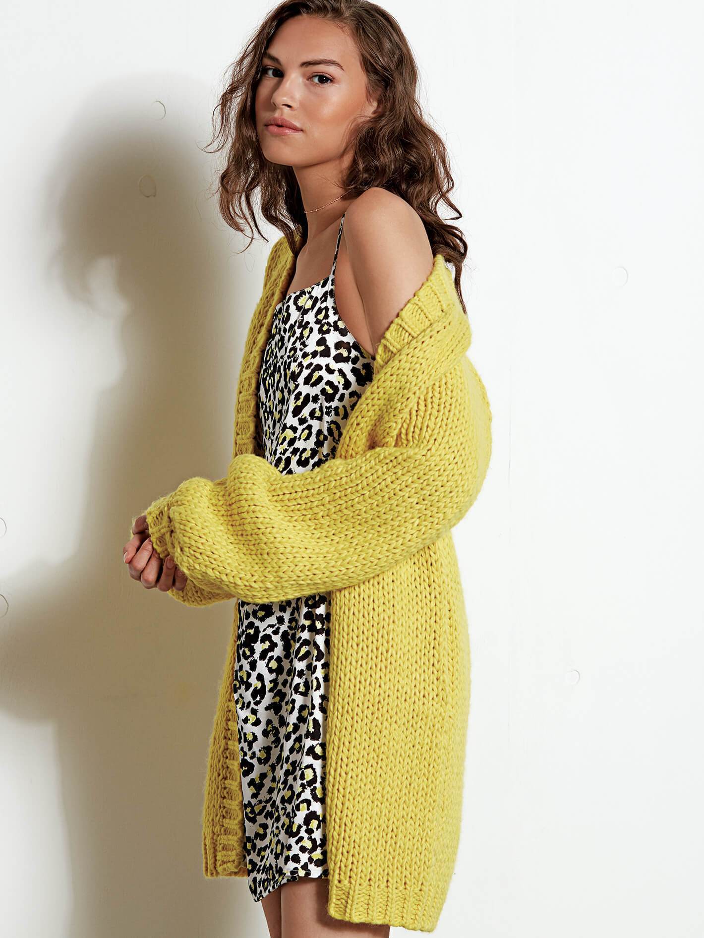 Knitastic Cardigan - Lemon