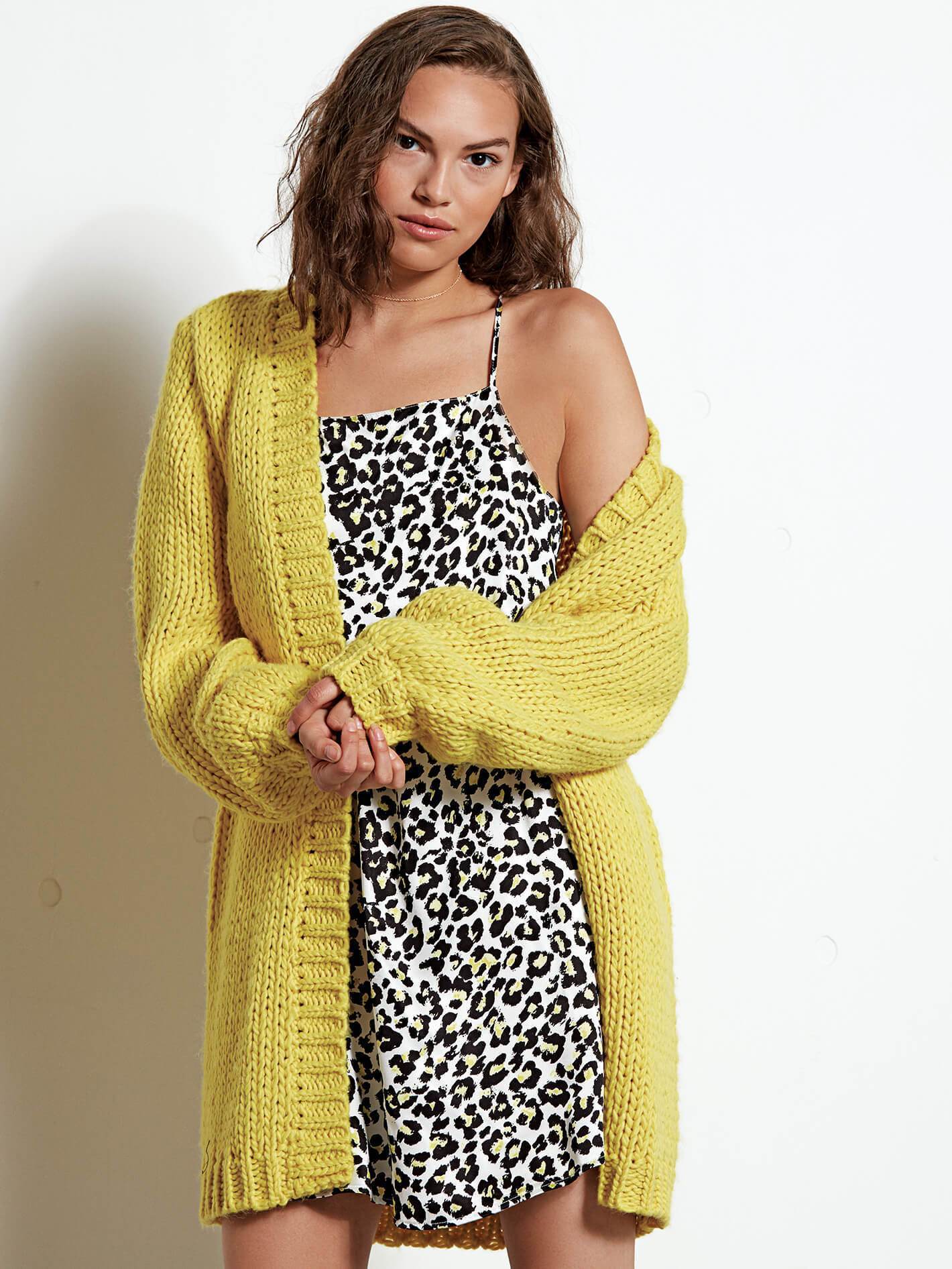 Knitastic Cardigan - Lemon