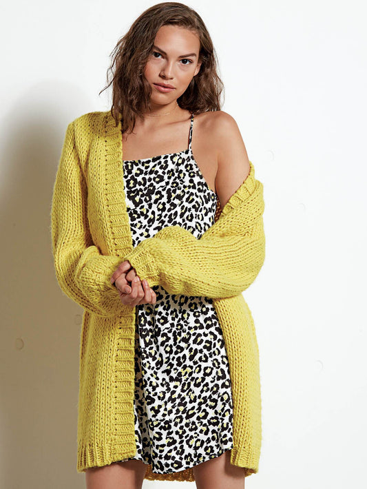 Cardigan Knitastic - Citron