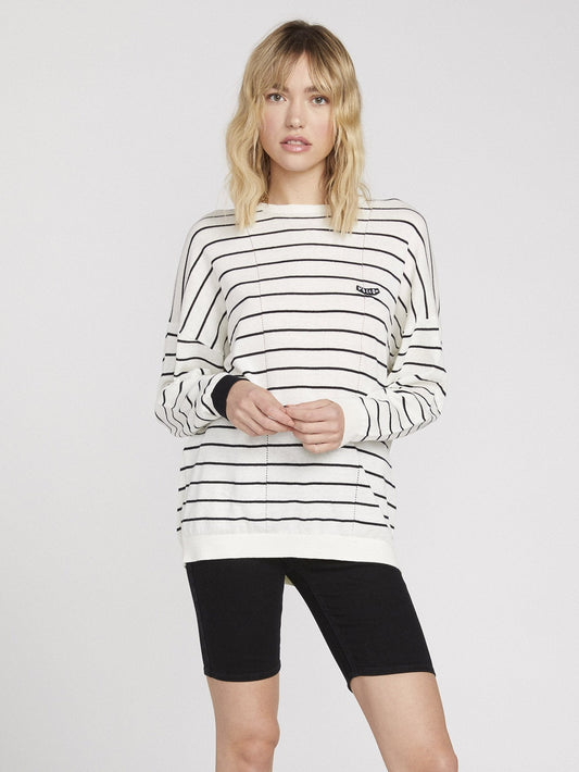 Top Simply Stone Ls Knit - STRIPE