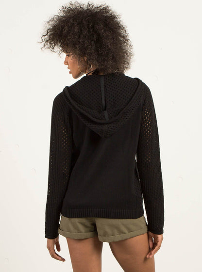 Sweatshirt Zippe A Capuche Hey Meshter - Black
