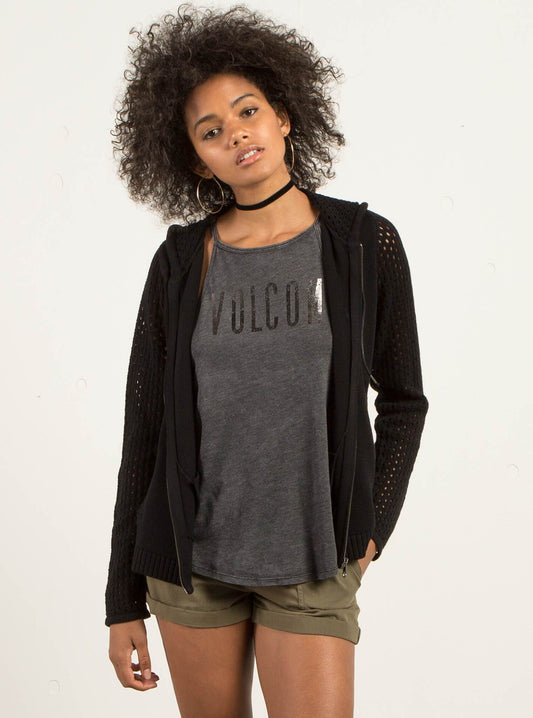 Sweatshirt Zippe A Capuche Hey Meshter - Black