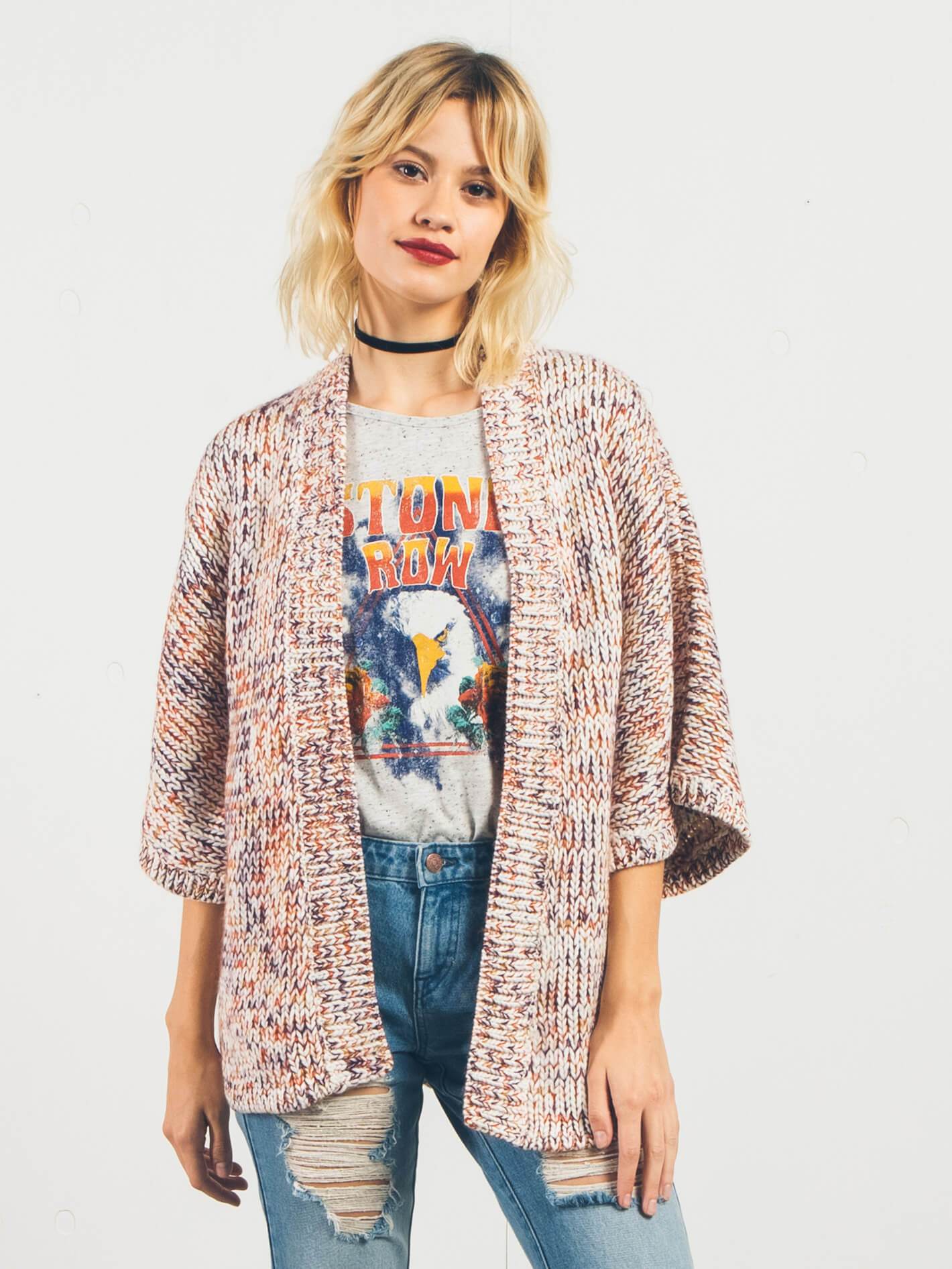 Kokamo Kimono - Mehrfarbig