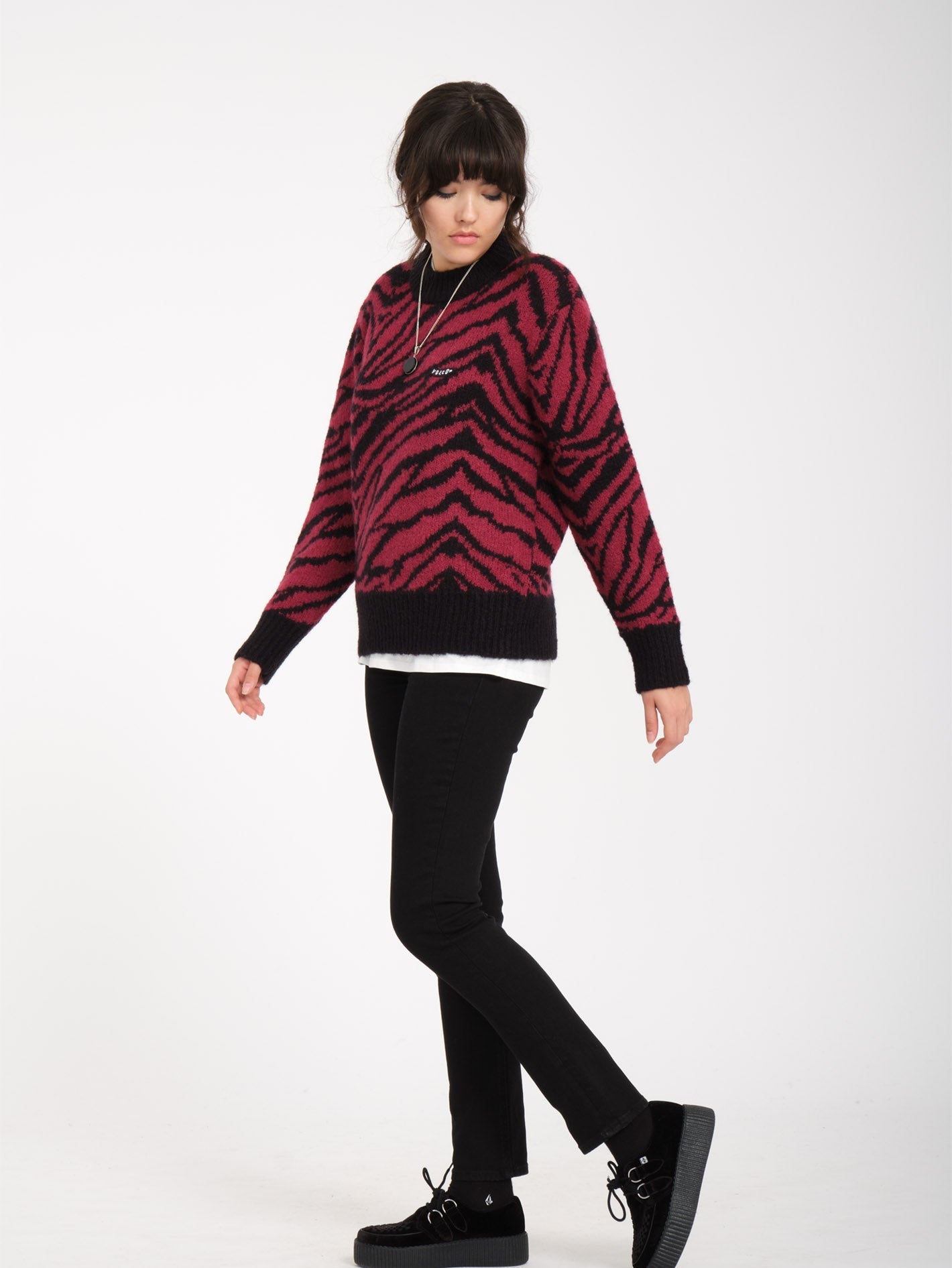 Zebrapullover - WEIN