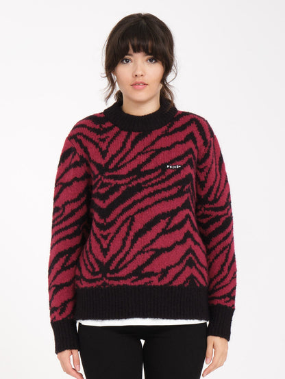 Zebrapullover - WEIN