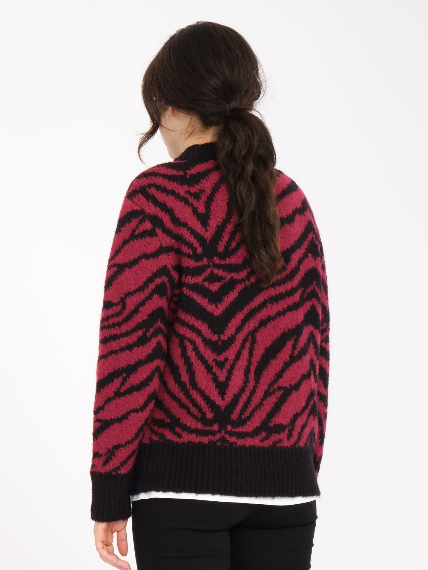 Zebrapullover - WEIN