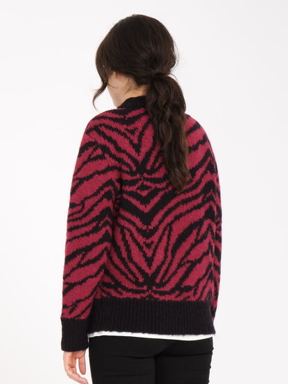 Zebrapullover - WEIN