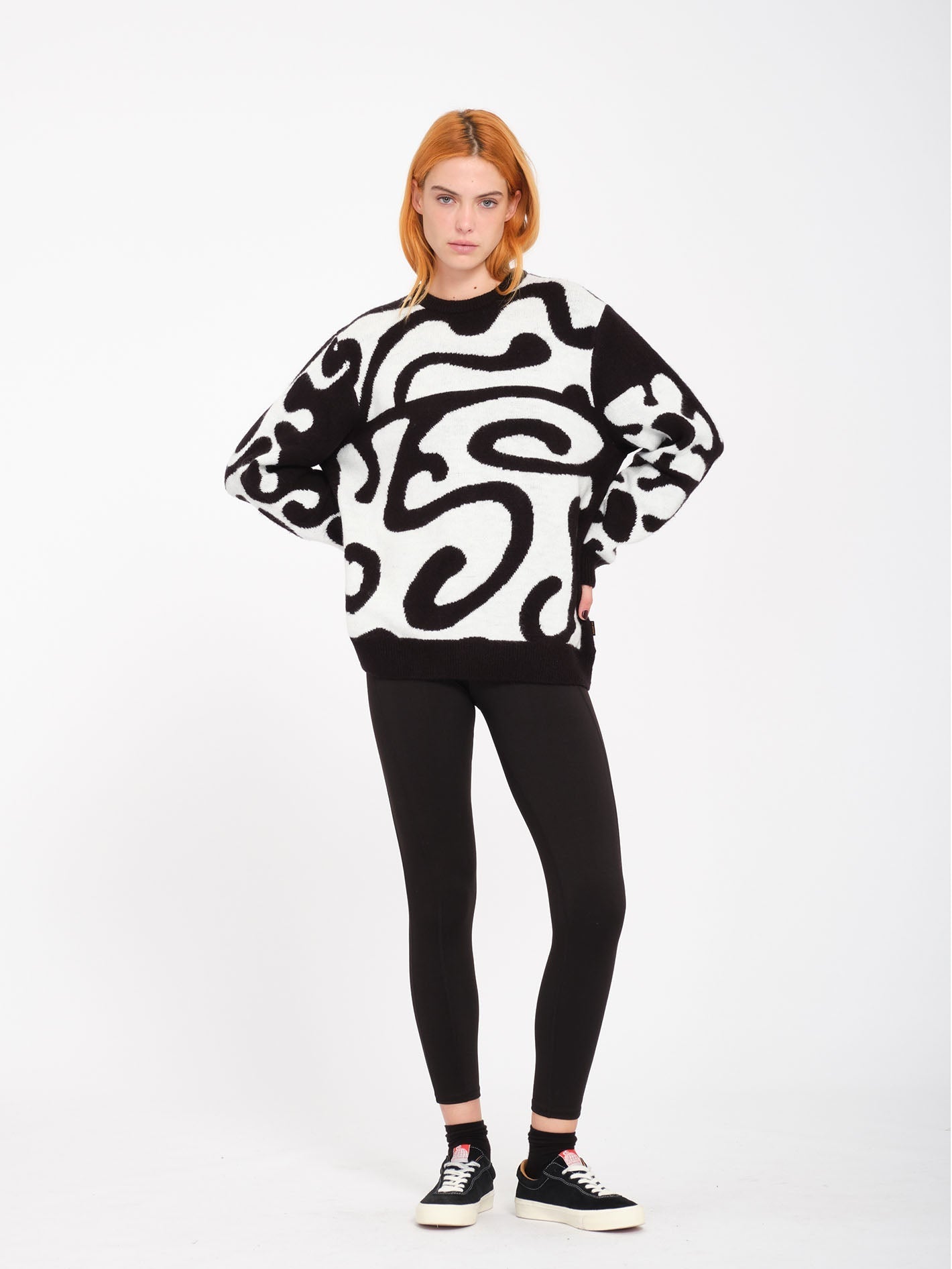 Zephyr Pullover - SCHWARZ WEISS