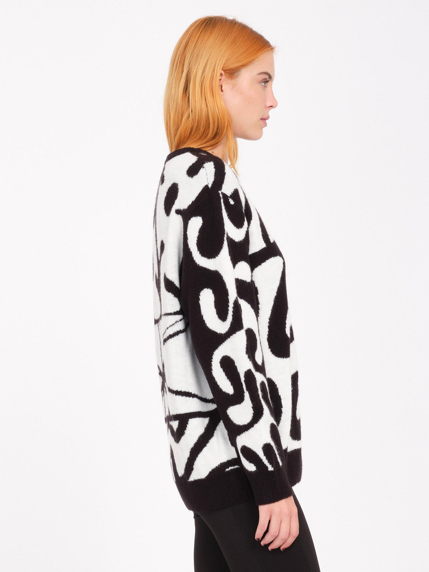 Zephyr Pullover - SCHWARZ WEISS
