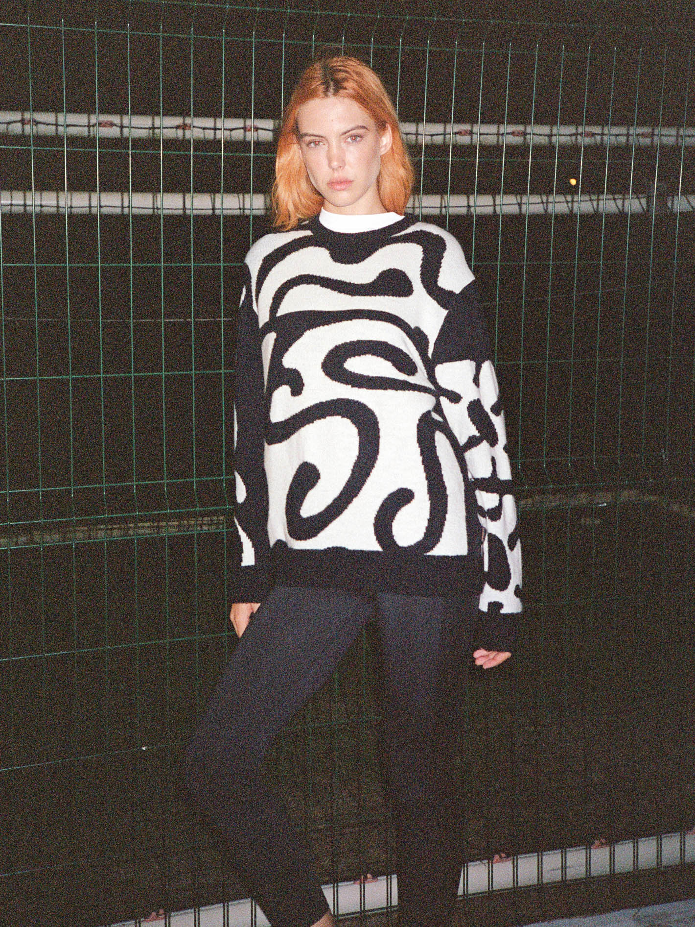 Zephyr Pullover - SCHWARZ WEISS