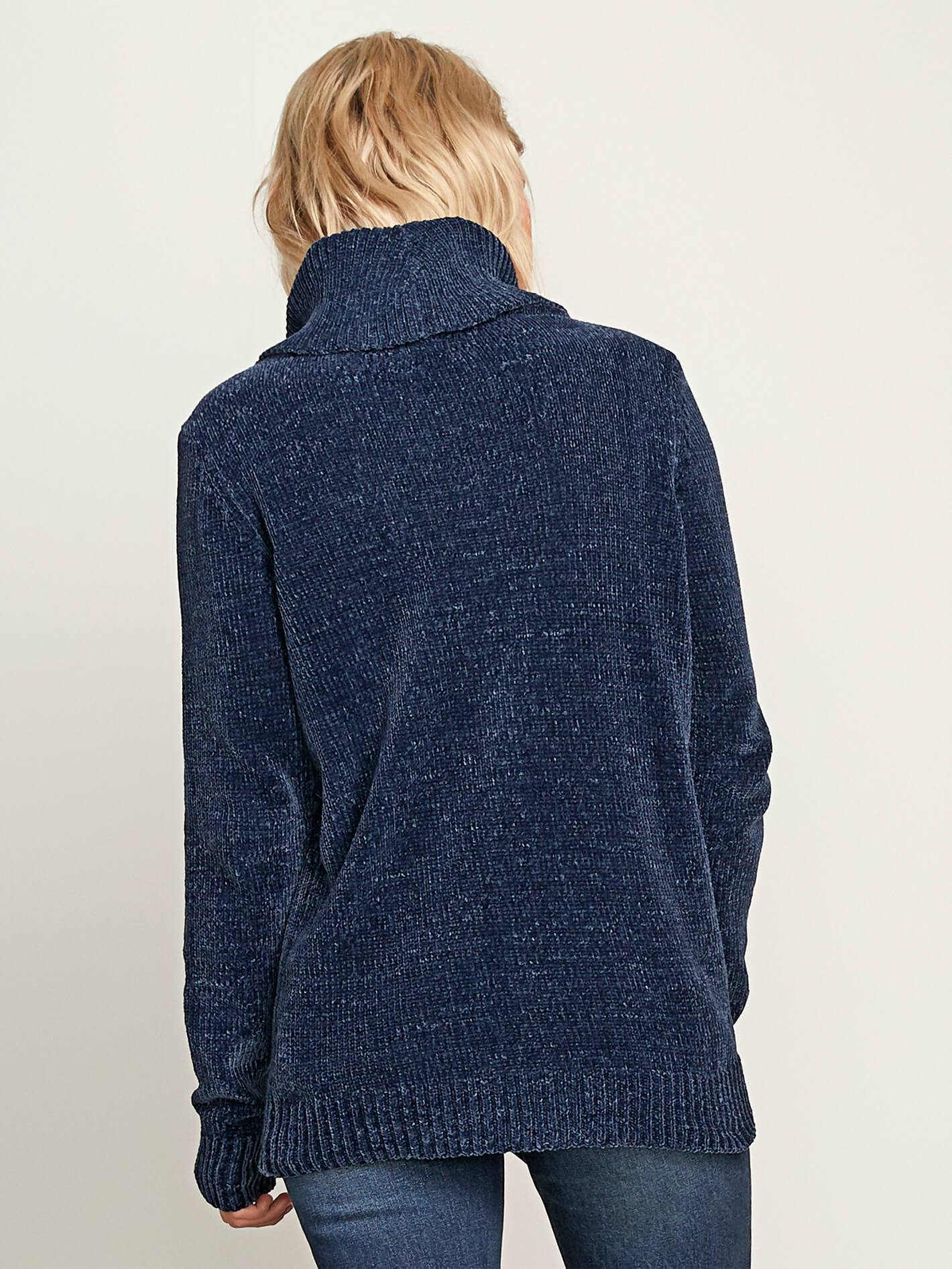 Sweater Cozy On Over - Sea Navy