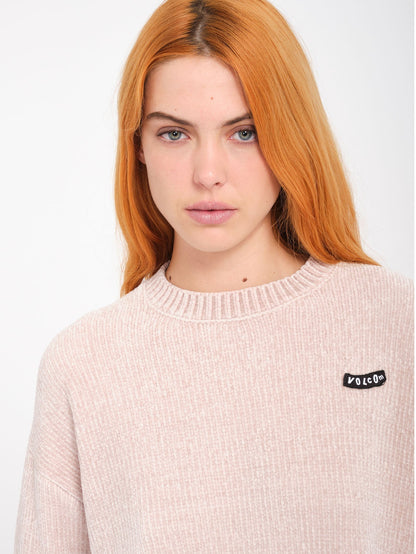 Bubble Tease Sweater - MUSHROOM