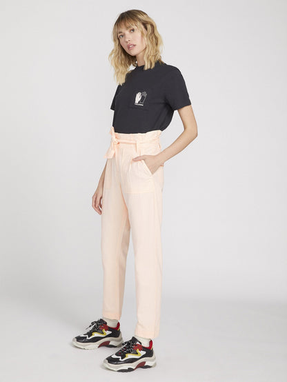 Pantalon Pap Bag - LIGHT PEACH