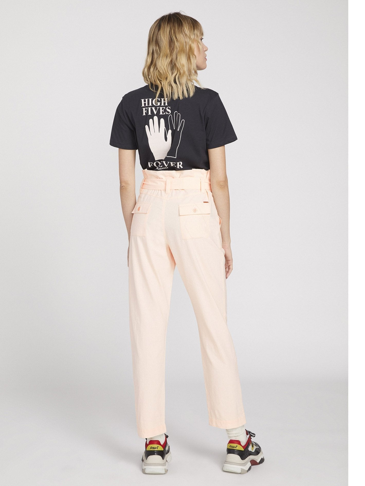 Pantalon Pap Bag - LIGHT PEACH
