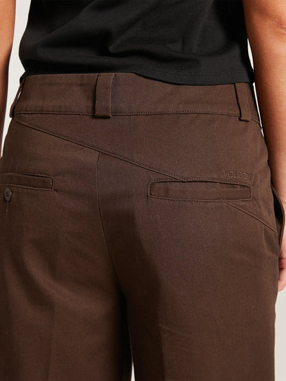 Pantalon Chino Whawhat - DARK BROWN