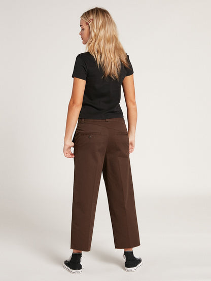 Pantalon Chino Whawhat - DARK BROWN