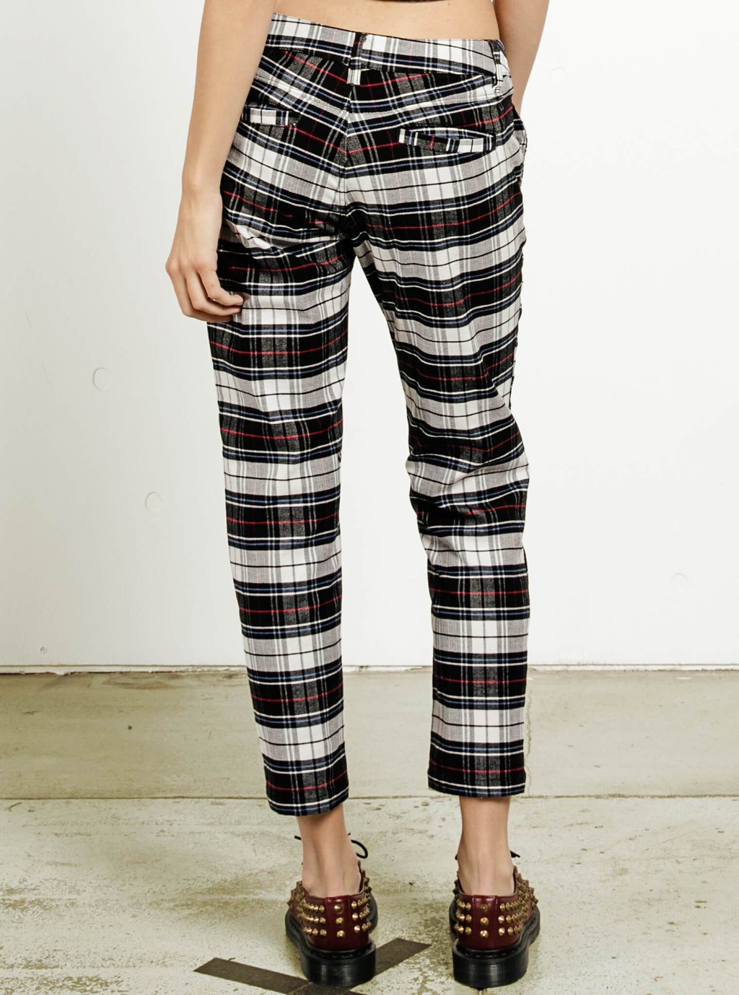 Gmj Frochickie Pants - Black Plaid