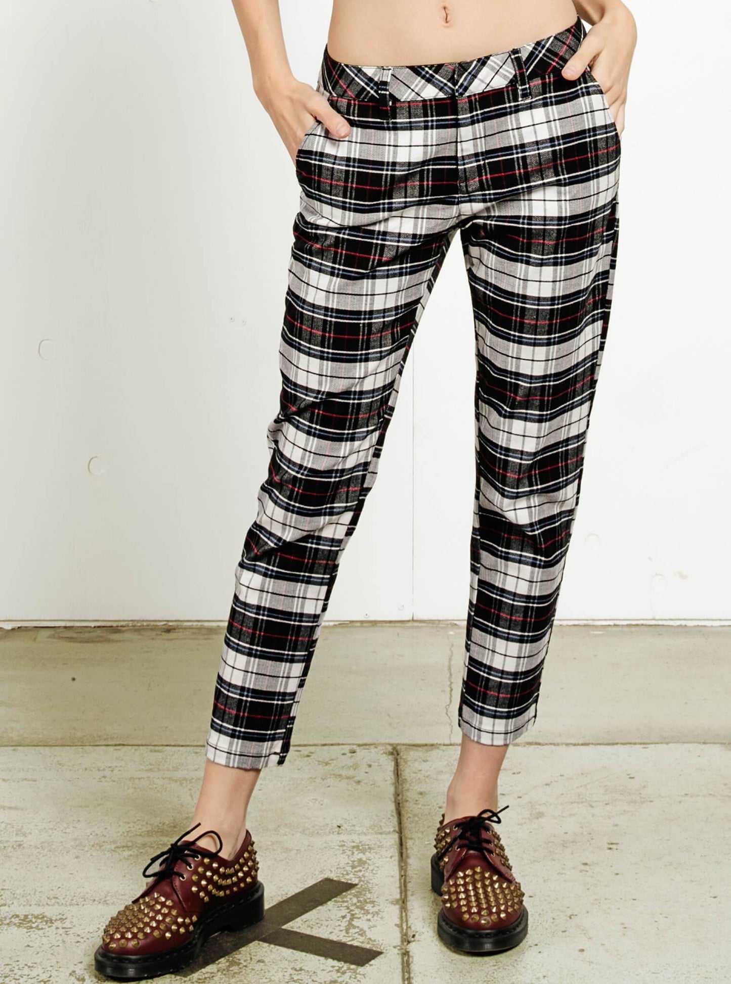 Gmj Frochickie Pants - Black Plaid