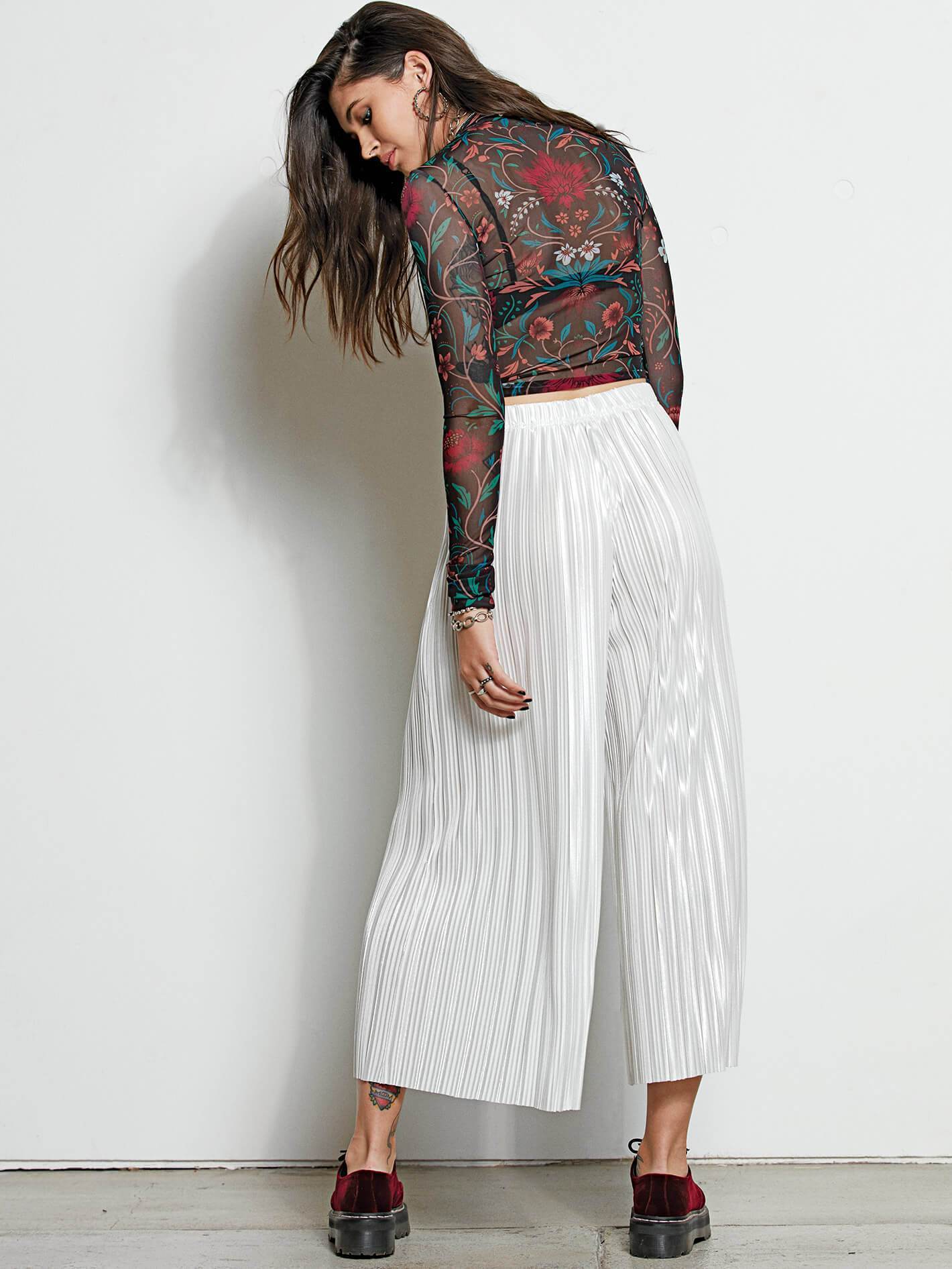 Just Pleat It Pants - Brushed Nickle