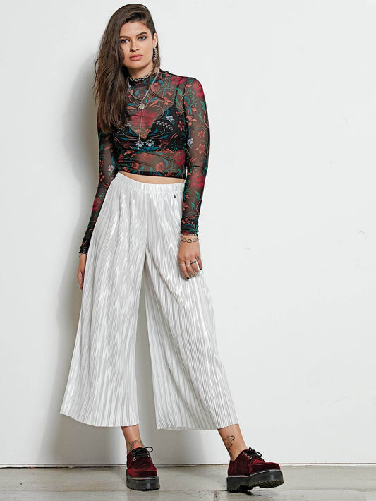 Just Pleat It Pants - Brushed Nickle