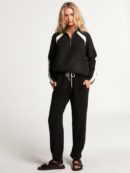 Pantalon en Molleton Lil - BLACK