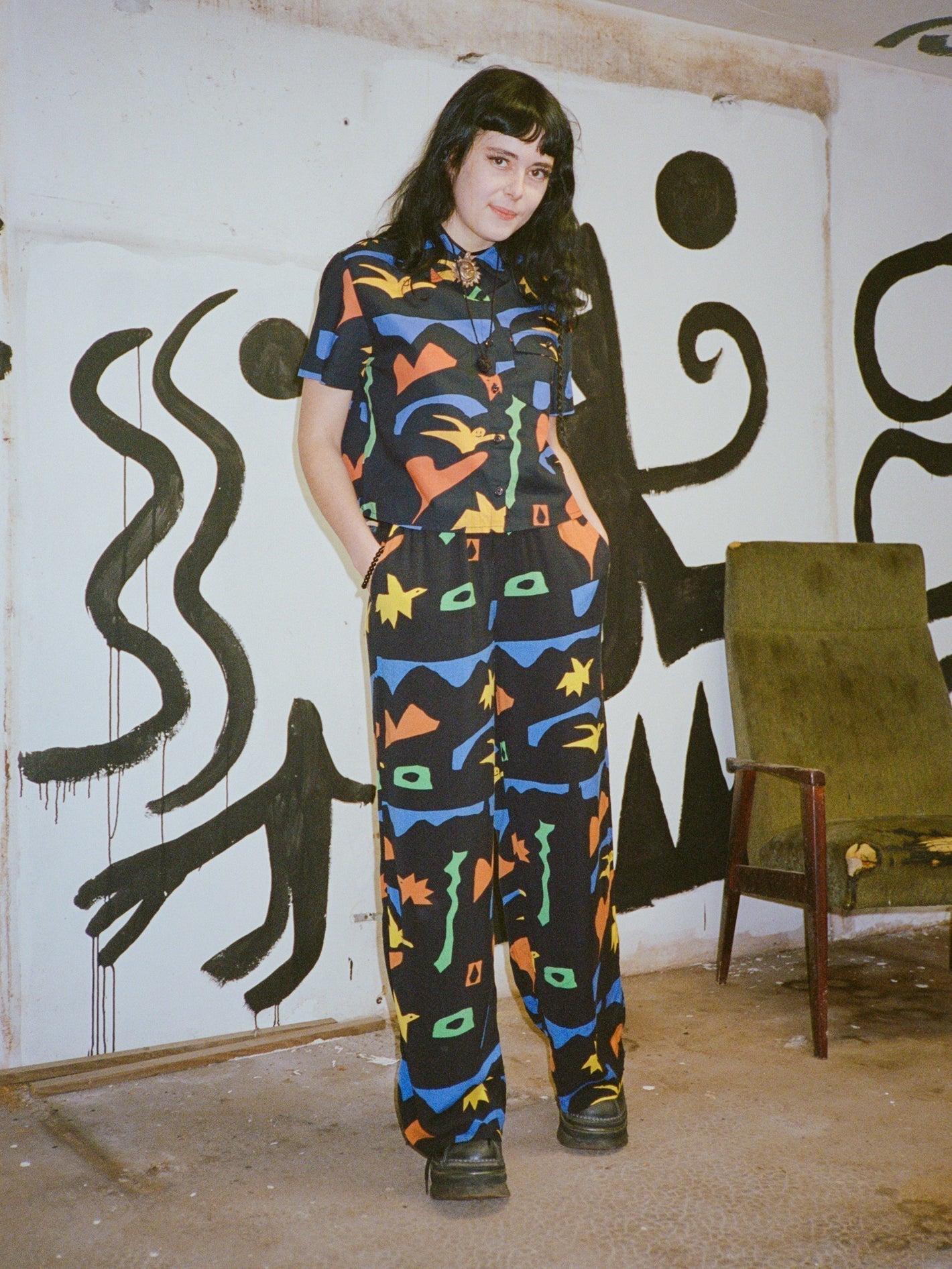 Arthur Longo Pants - BLACK
