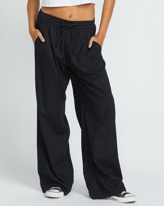 Dropping In Pants - BLACK