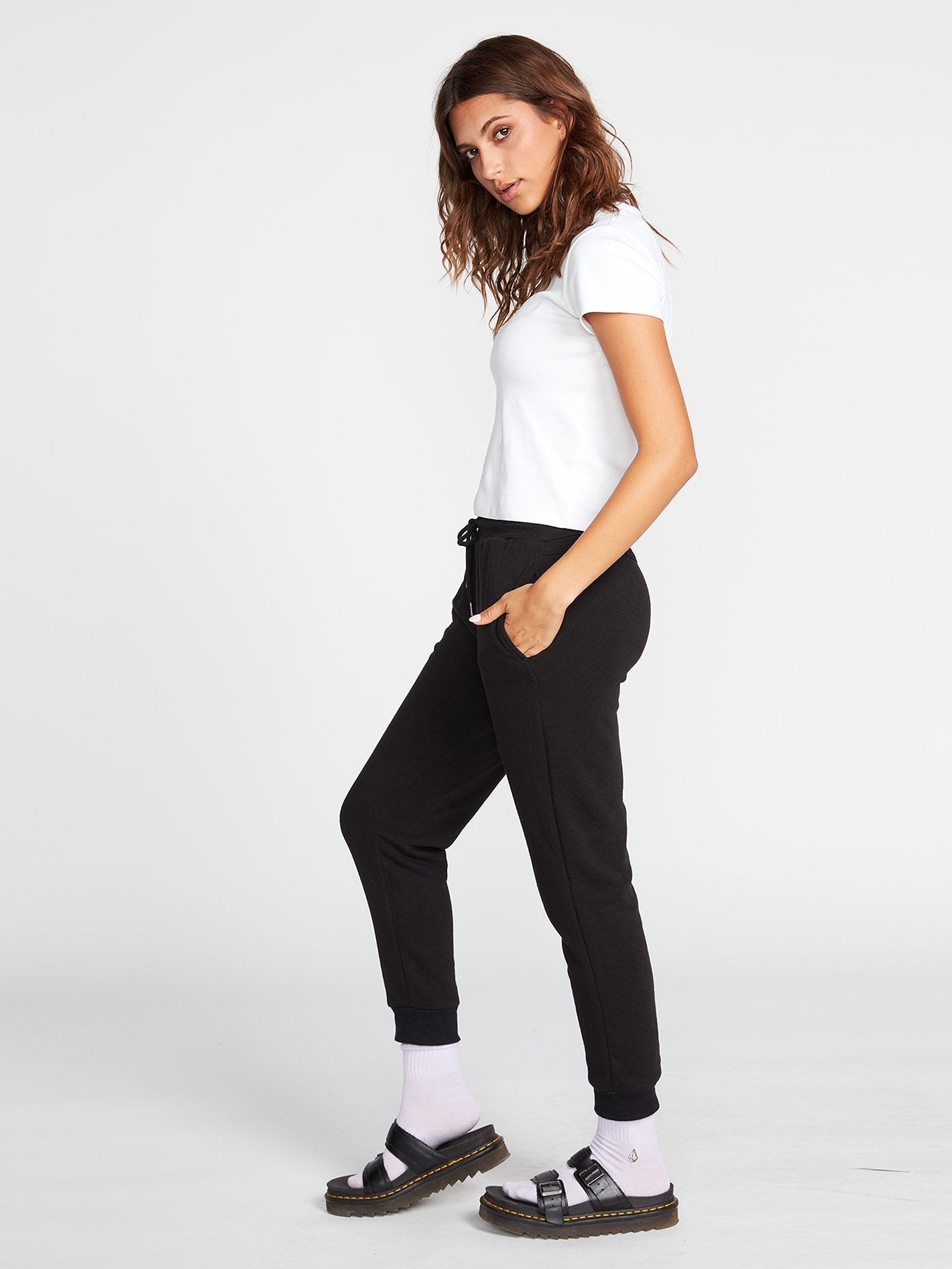 Stone Stacked Jogginghose - SCHWARZ